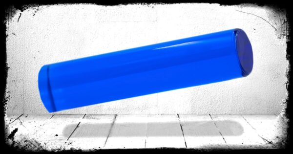 Blue Transparent cast acrylic rod