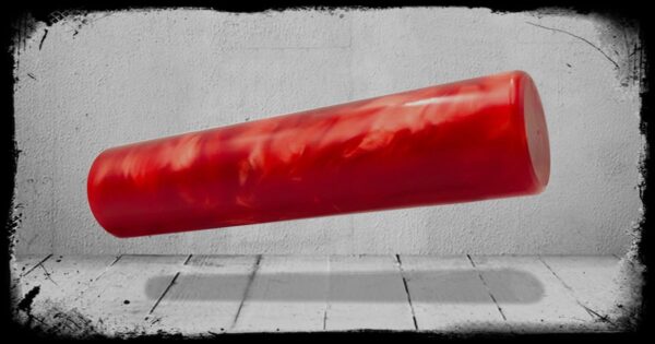 Red Pearl Cast Acrylic Rod