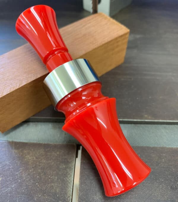Red Solid cast acrylic rod