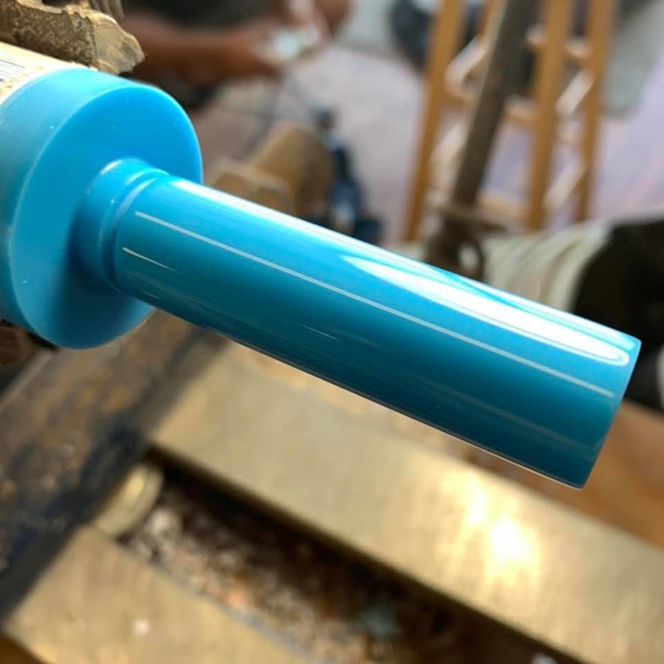 Sky Blue - Solid Cast Acrylic Rod - Deadshot Polymers