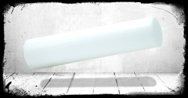 White Solid Cast Acrylic Rod