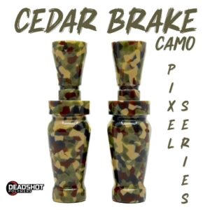 Cedar Brake Camo -Pixel Series Cast Acrylic Rod