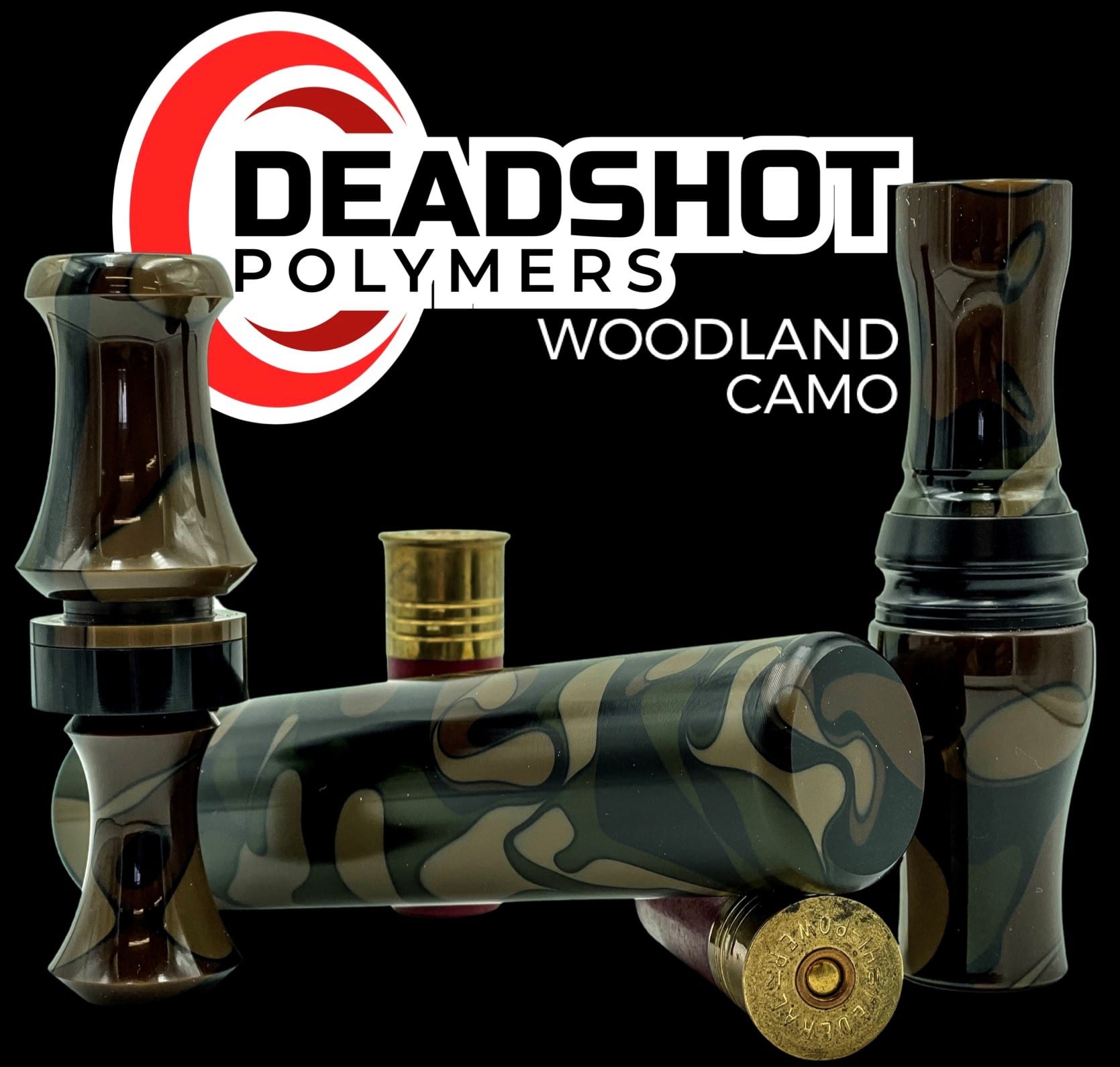 Deadshot Woodland Camo - Specialty Cast Acrylic Rod