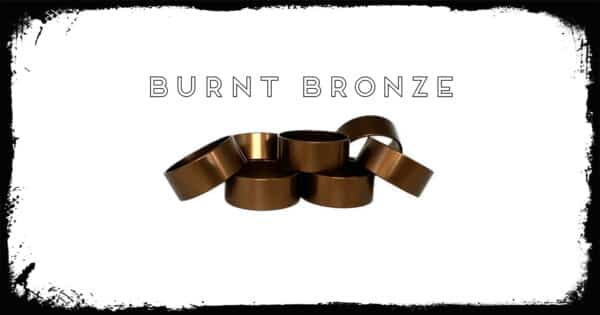 burnt bronze call bands for duck and goose calls