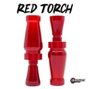 Red Torch - Semi-Opaque Cast Acrylic Rod